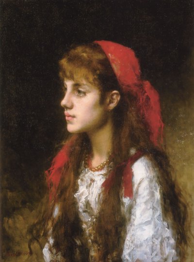 A Russian Beauty by Alexei Harlamov